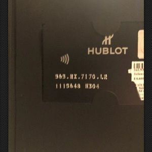 Hublot watch. NWT